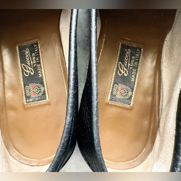 GUCCI 1953 Horsebit Leather Loafer Black 8/ 8.5 US $1000 Brixton Jordaan Pebbled